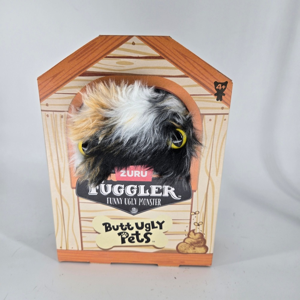 Zuru Fuggler Butt Ugly Pets Winged Bat-Calicocat Funny Ugly Monster Plush New